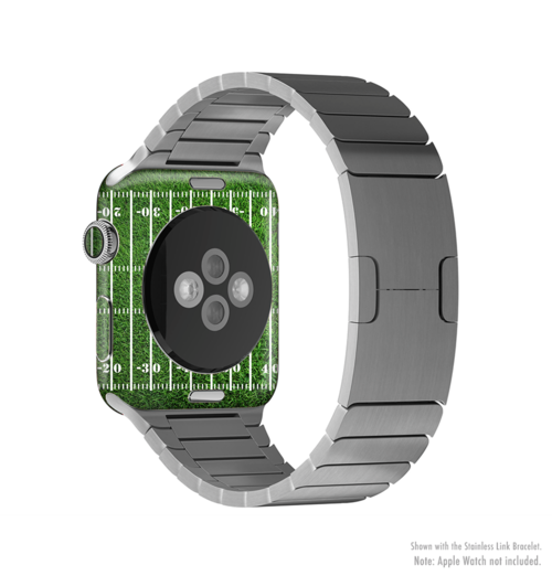 The Green Turf Football Field Full-Body Skin Kit for the Apple Watch