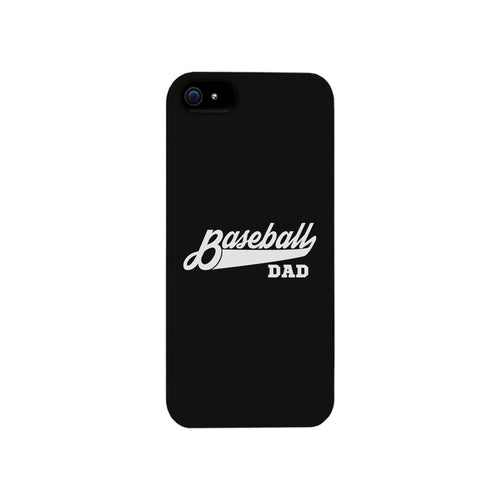 Baseball Dad Black Phone Case